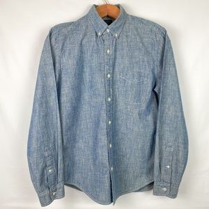 J. Crew Mens Slim Fit Long Sleeve Button Down Shirt